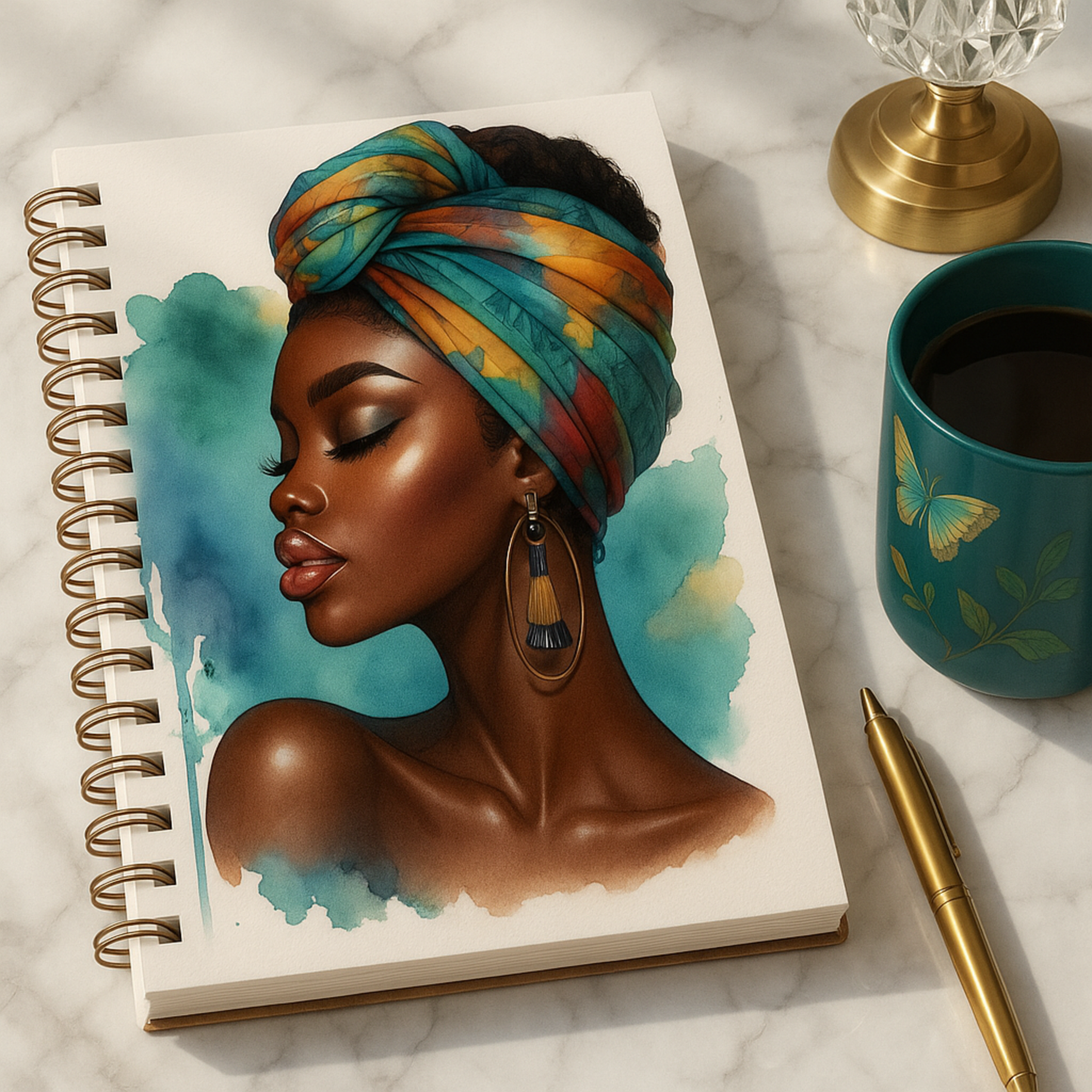 Headwraps and Ebony | Watercolor Bundle