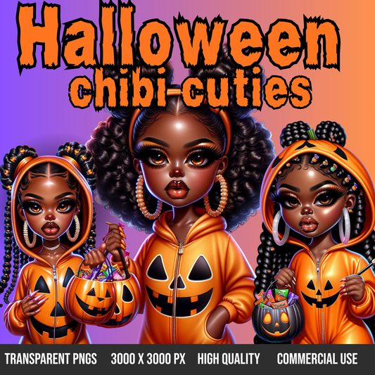 Halloween Cuties PNG Bundle
