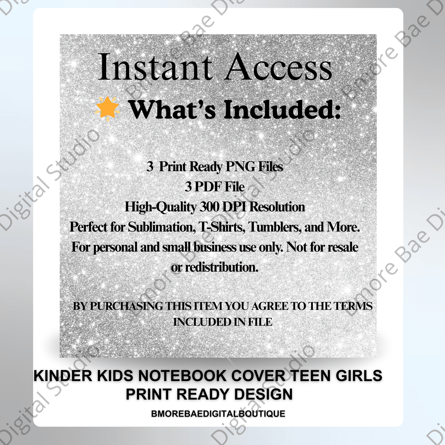 Editable Composition Notebook Covers – Back to School Teen Girl Bundle