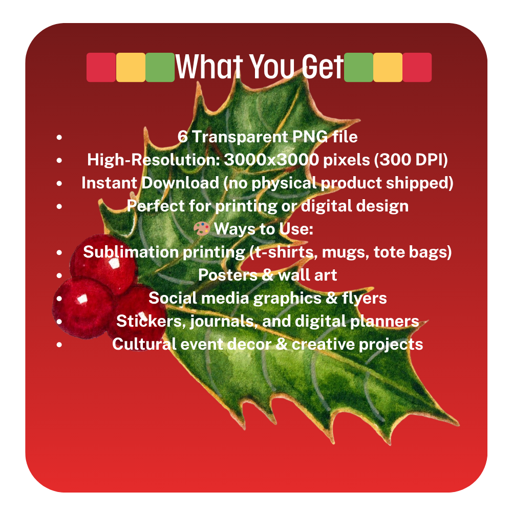 Afro Christmas Fairy PNG Bundle