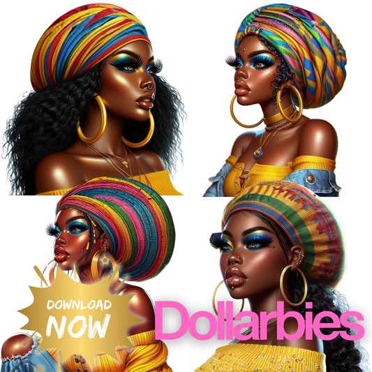 Afrocentric Beauty Yellow Bundle