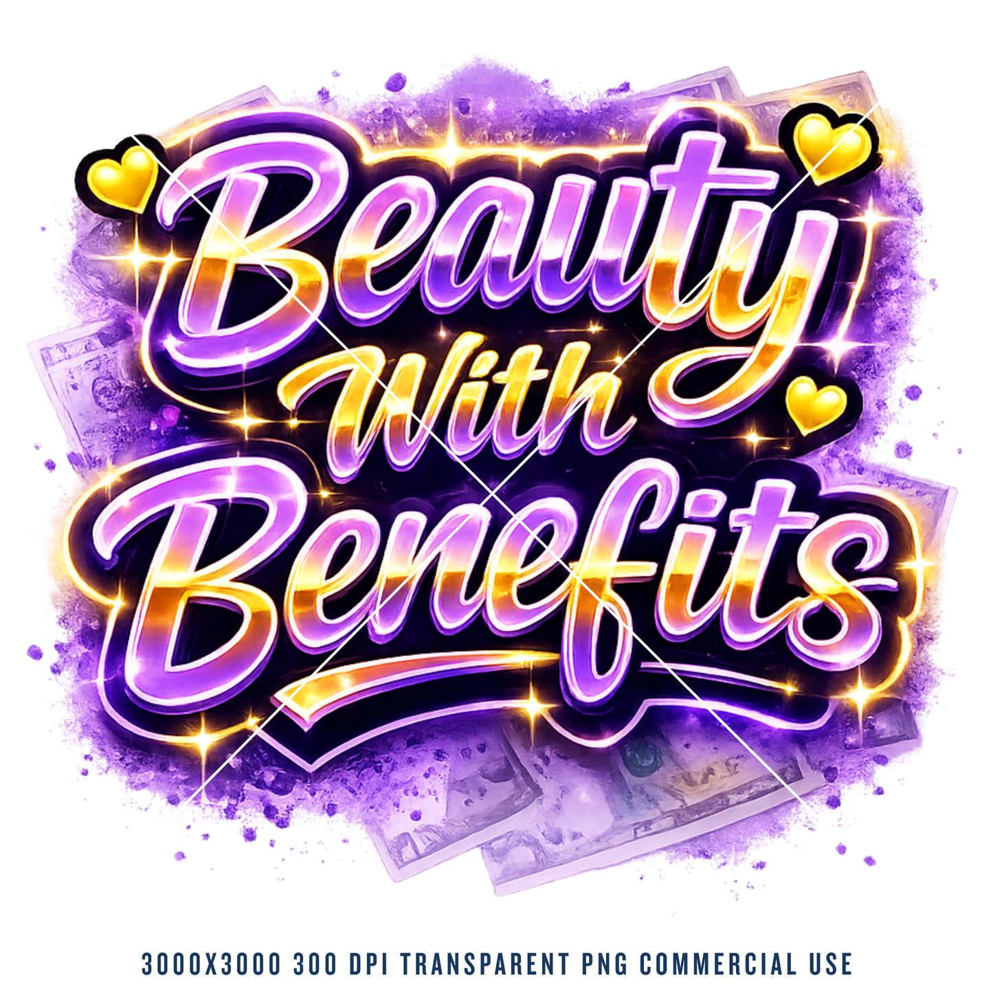 Beauty With Benefits – Luxury Affirmation Statement T-Shirt