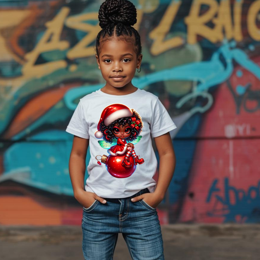 Afro Christmas Fairy PNG Bundle