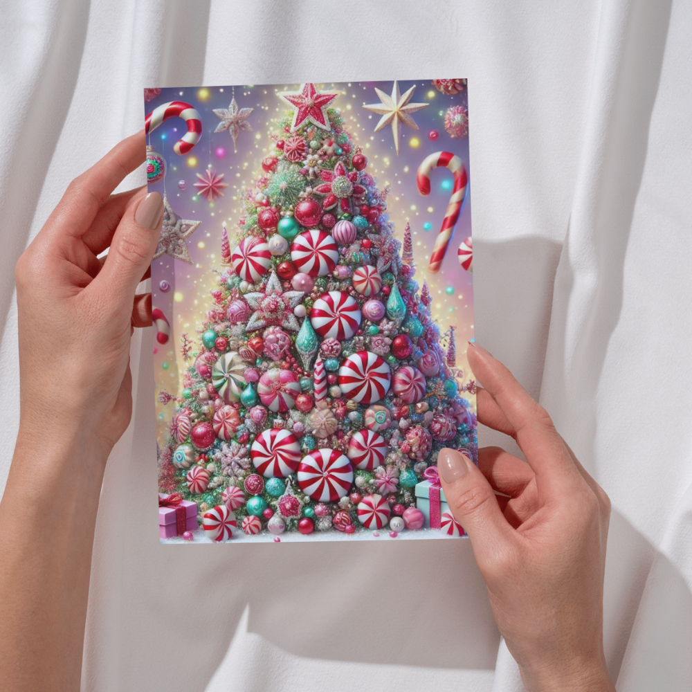 Candy Cane Christmas Tree PNG Bundle