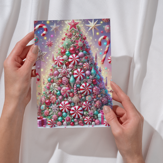Candy Cane Christmas Tree PNG Bundle