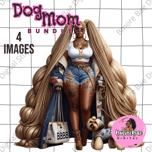 og Mom Bundle β Luxe Leash Edition 4 PNGs