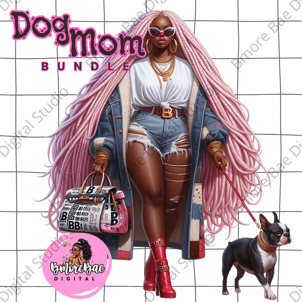 og Mom Bundle – Luxe Leash Edition 4 PNGs