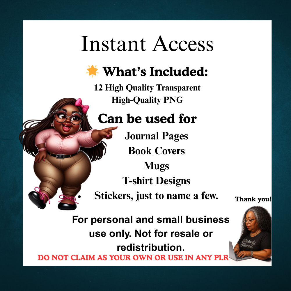 Maternity Nurse Chibi Bundle – 12 PNGs