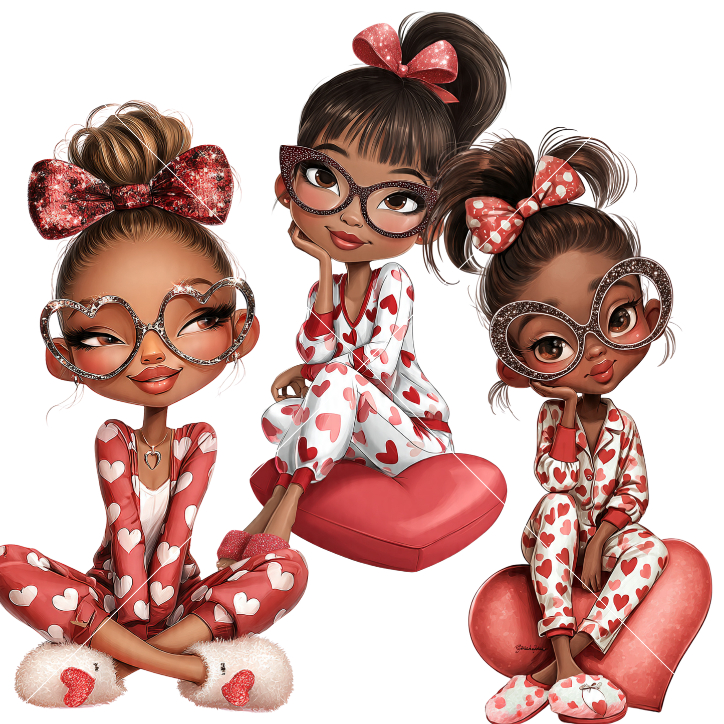 My Heart Baddie – Valentine Clipart Bundle (PNG)