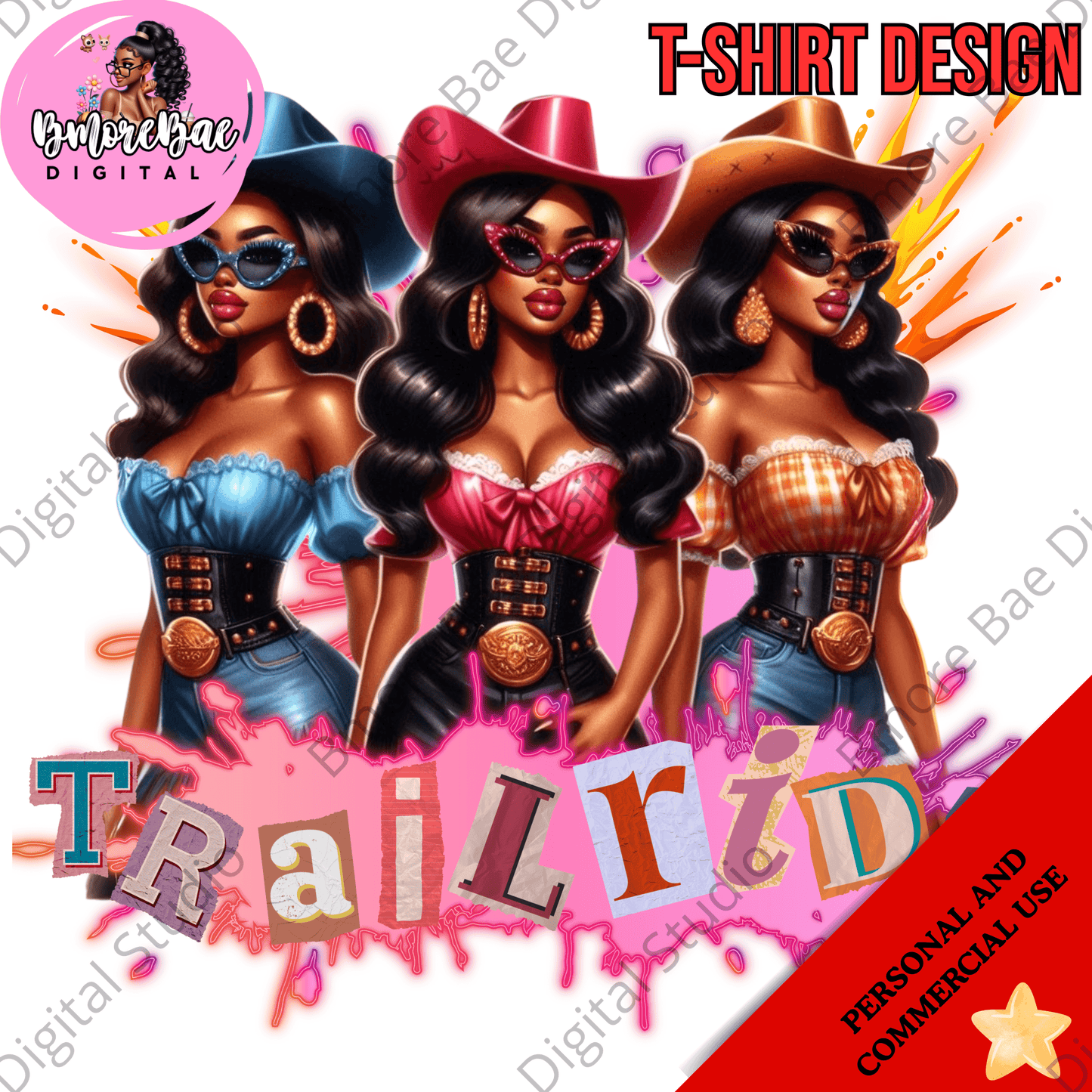 Trailride Black Cowgirls