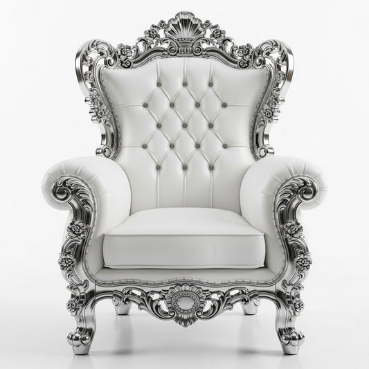 Luxury Baroque Chair Bundle | Ornate Throne Chair Clipart (15 Images)
