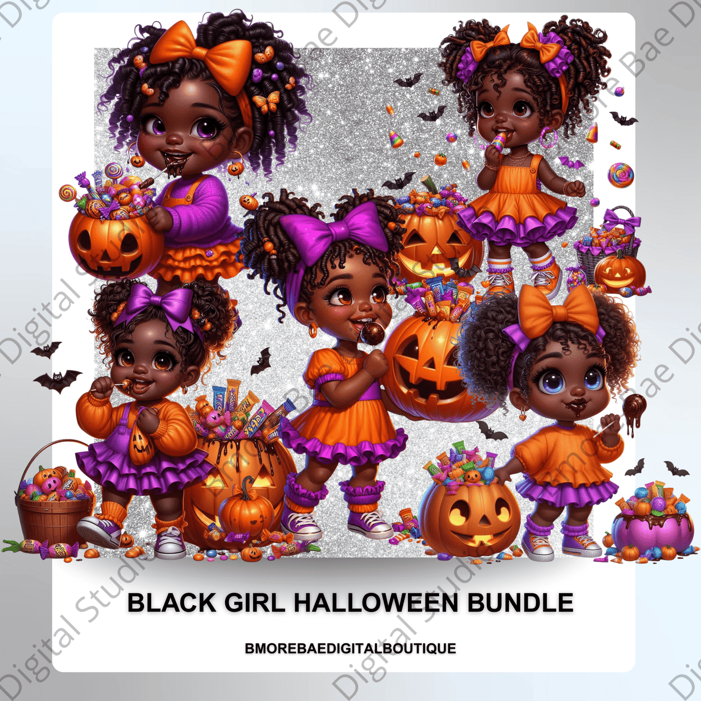 Black Girl Halloween Bundle - Bmore Bae Digital Boutique