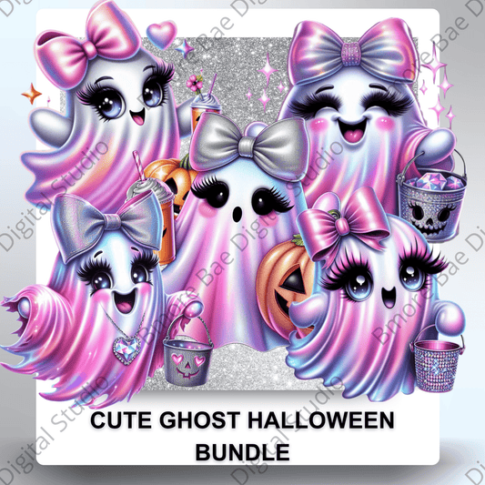 Cute Ghost Halloween Bundle - Bmore Bae Digital Boutique