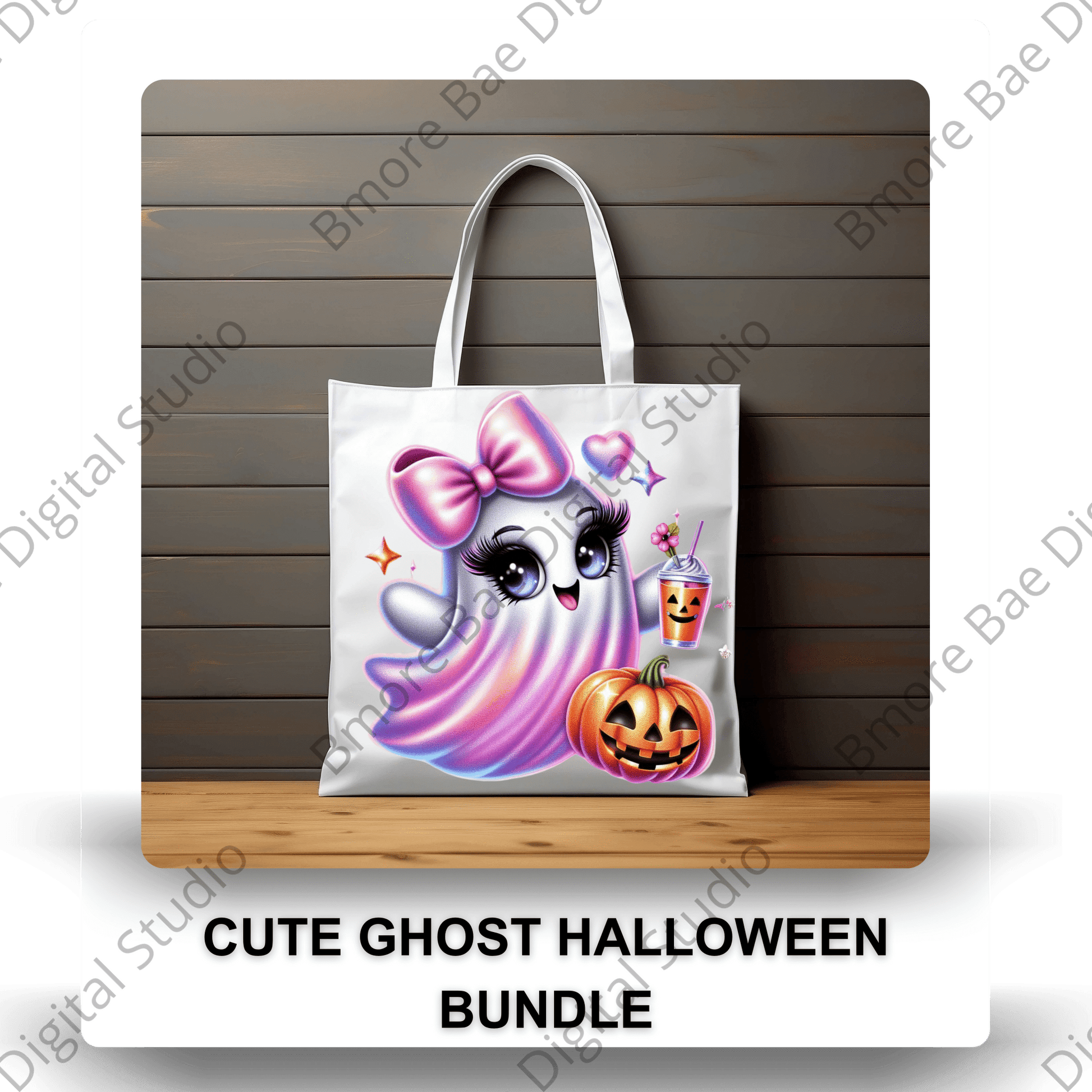Cute Ghost Halloween Bundle - Bmore Bae Digital Boutique