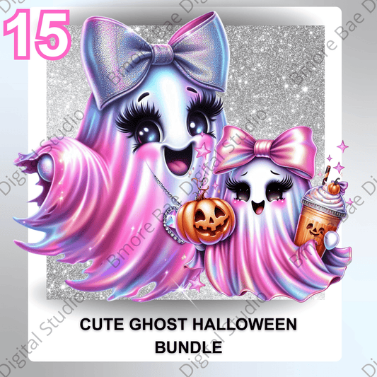 Cute Ghost Halloween Bundle - Bmore Bae Digital Boutique