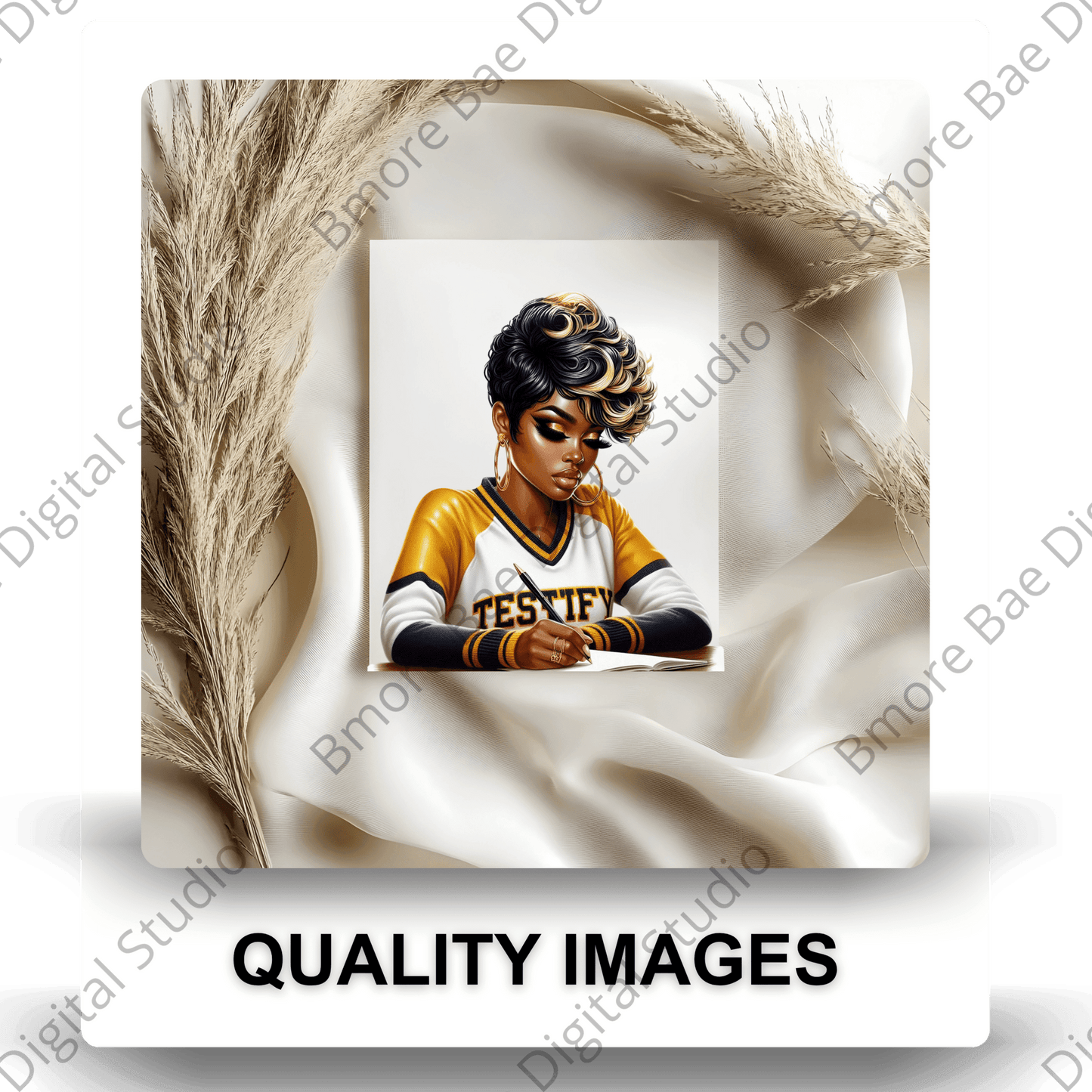 Faith. Grace. Testify. Believe. – 4 PNG Digital Bundle - Bmore Bae Digital Boutique