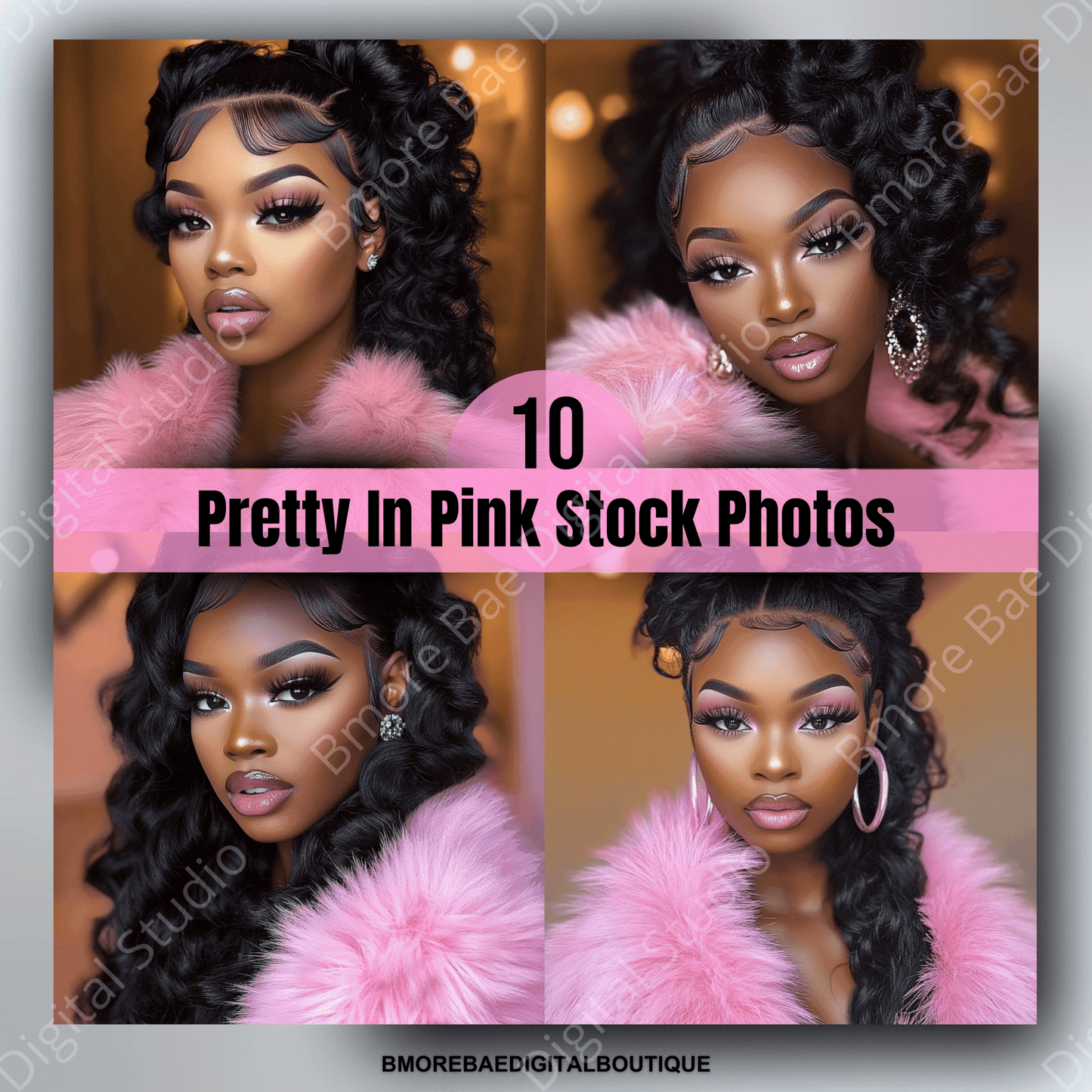 Pretty in Pink Stock Photos | 10 High - Quality Glam Digital Images - Bmore Bae Digital Boutique