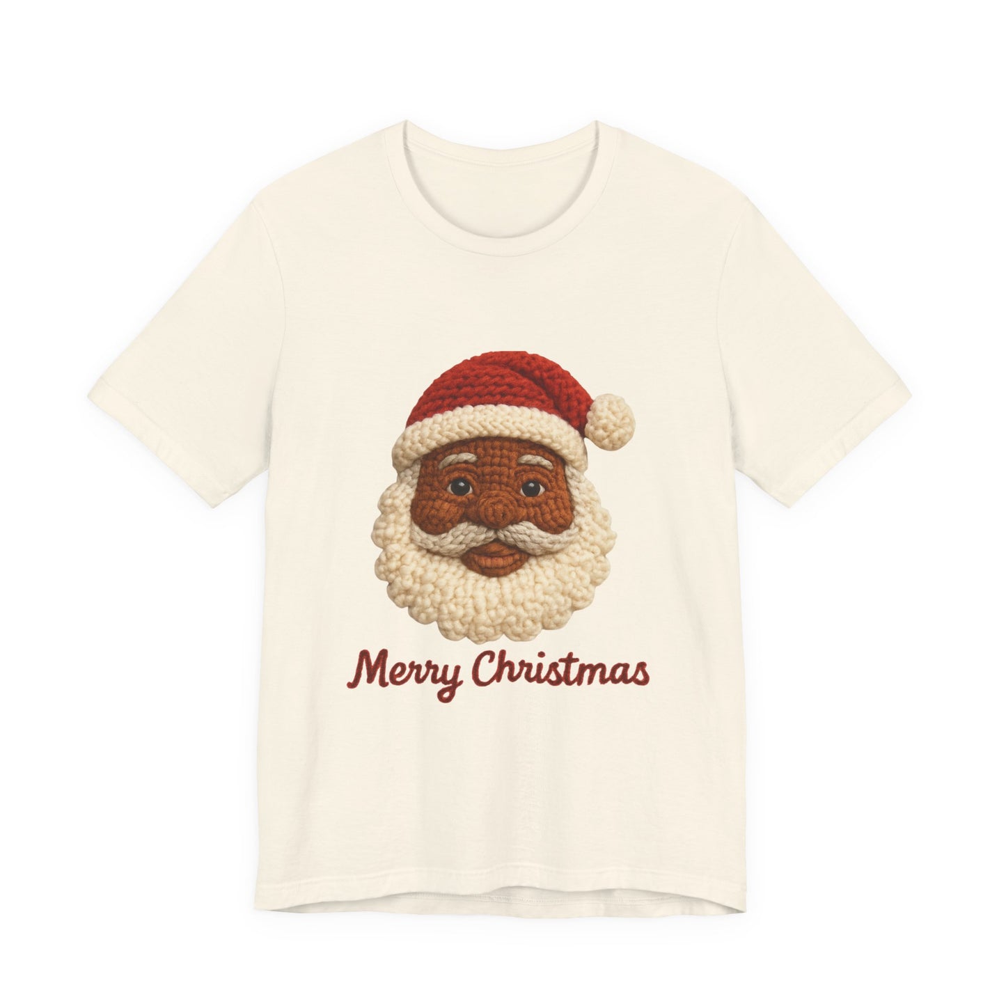 Black Santa Claus Merry Christmas Tee – Holiday Christmas T‑Shirt