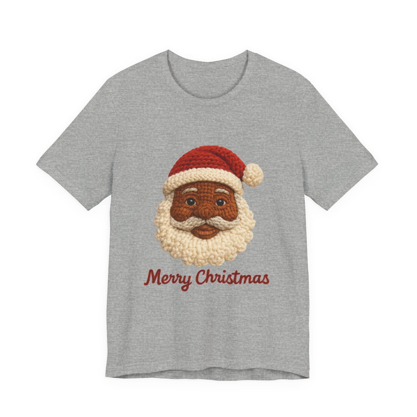 Black Santa Claus Merry Christmas Tee – Holiday Christmas T‑Shirt