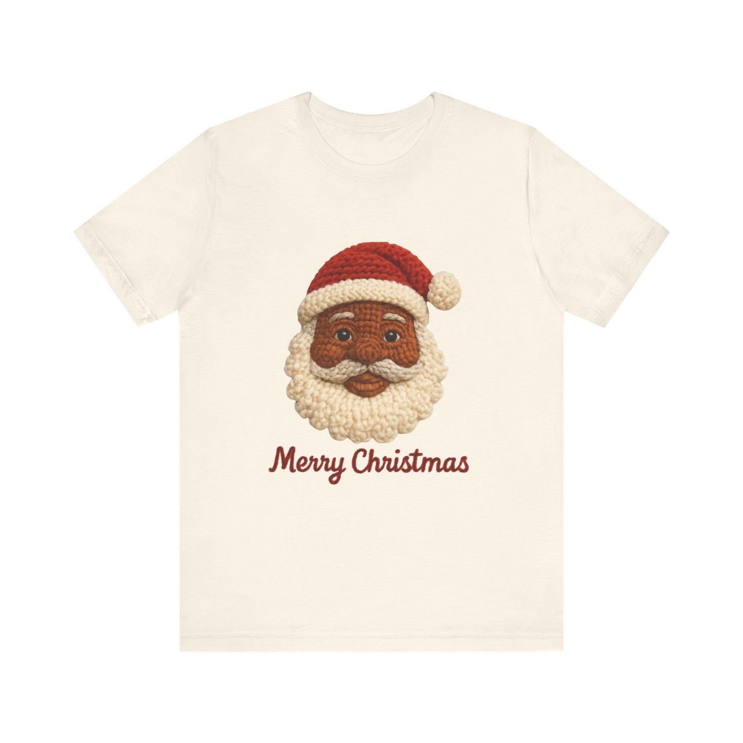 Black Santa Claus Merry Christmas Tee – Holiday Christmas T‑Shirt