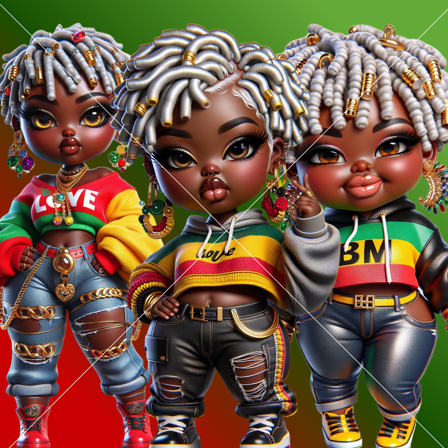 Black History Month Chibi Bundle