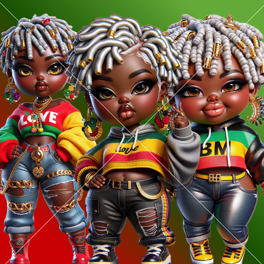 Black History Month Chibi Bundle