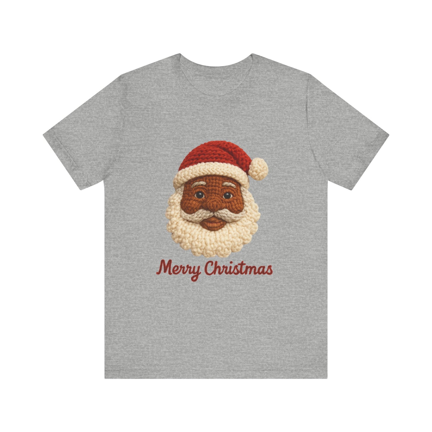 Black Santa Claus Merry Christmas Tee – Holiday Christmas T‑Shirt