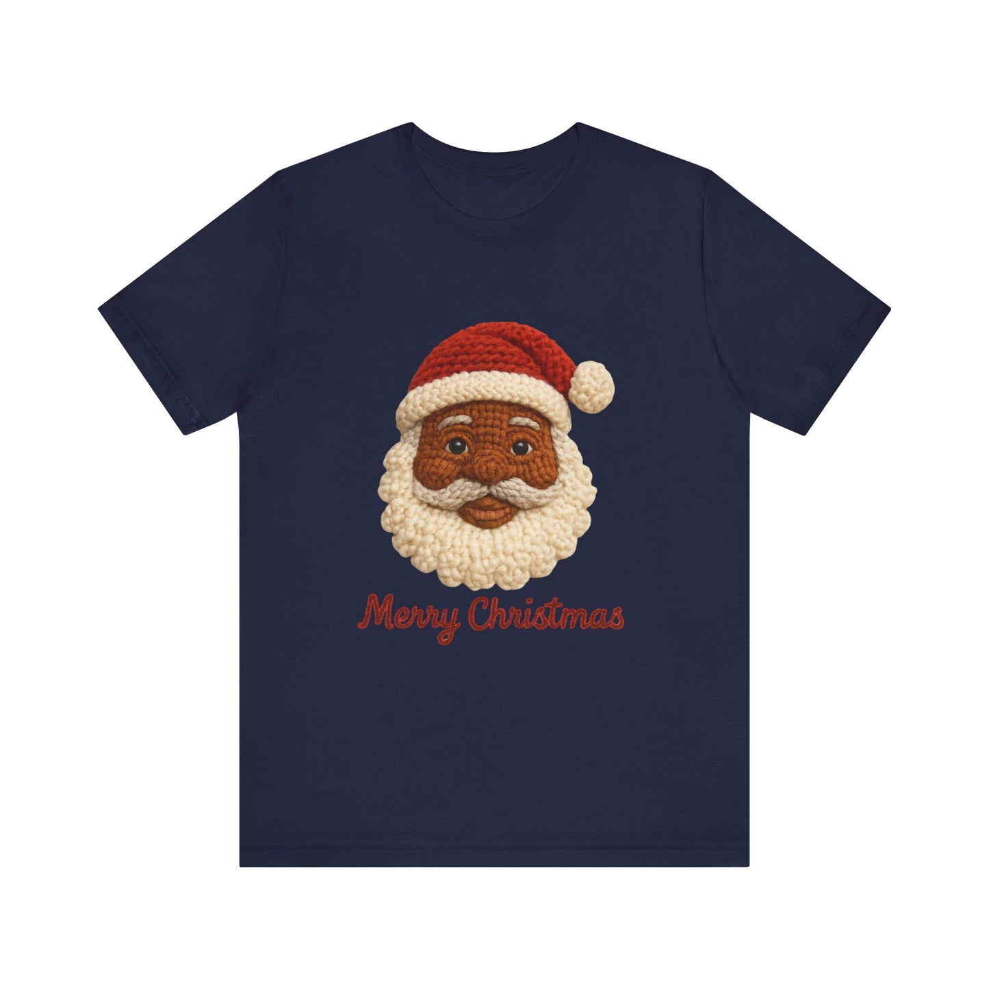Black Santa Claus Merry Christmas Tee – Holiday Christmas T‑Shirt