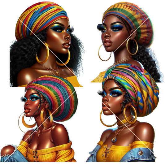 Afrocentric Beauty Yellow Bundle