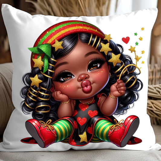Sweet Riddim Cuties PNG Bundle | Afro Caribbean Girls Clipart | Reggae Rasta Heart PNGs for T-Shirts, Tumblers &amp; Afrocentric Crafts