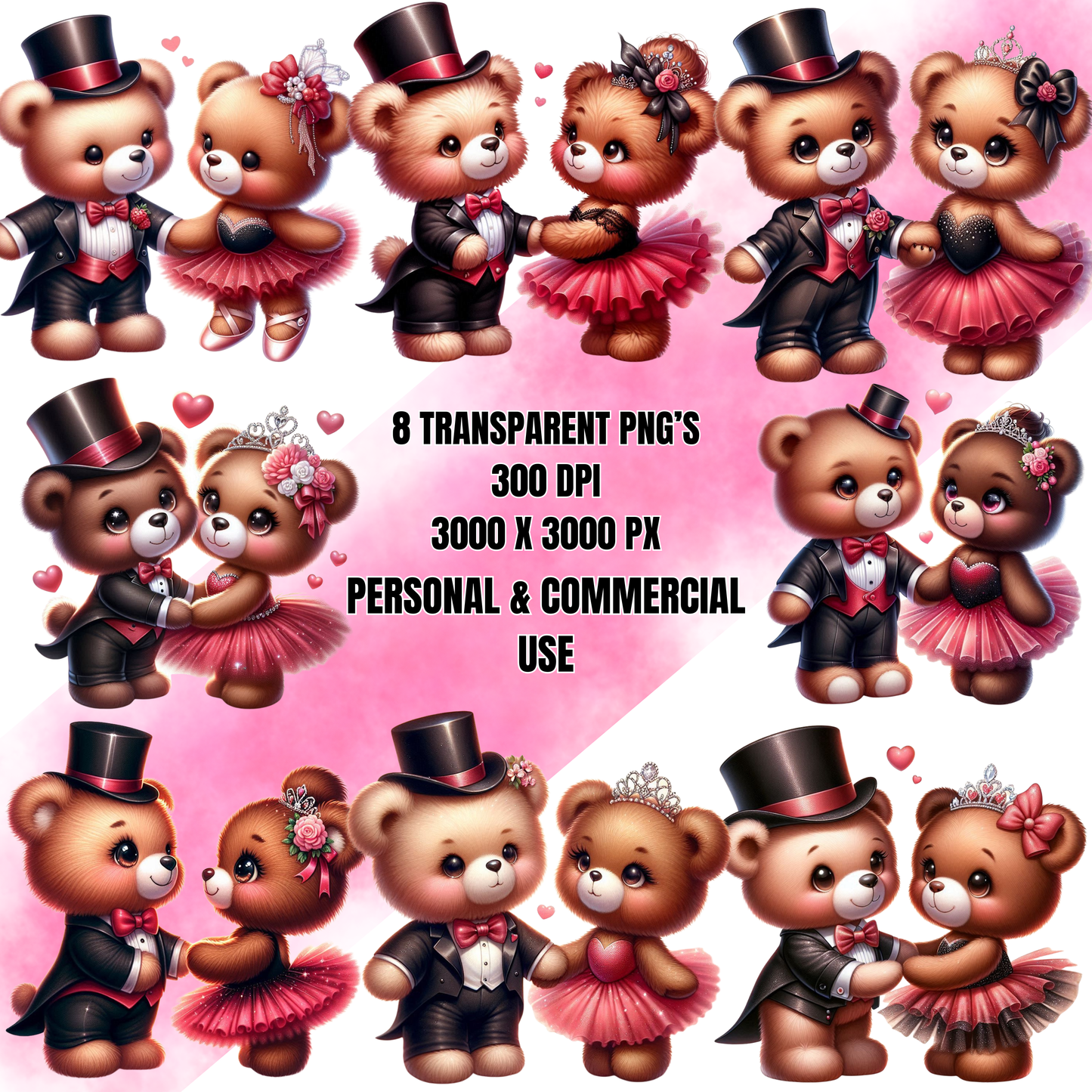 Teddy Bear Valetine's Day Bundle