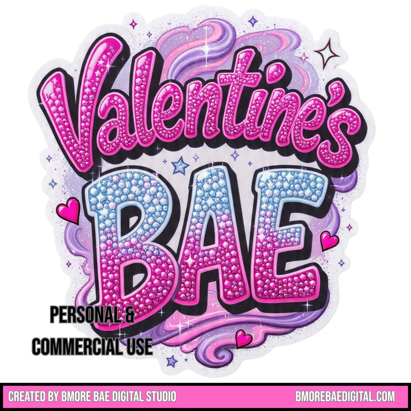 Valentine’s Bae – Digital Graphic T-Shirt Design