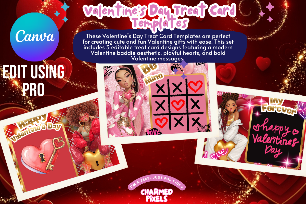 Valentine’s Day Treat Card Templates