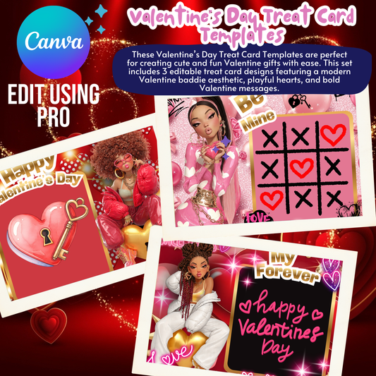 Valentine’s Day Treat Card Templates