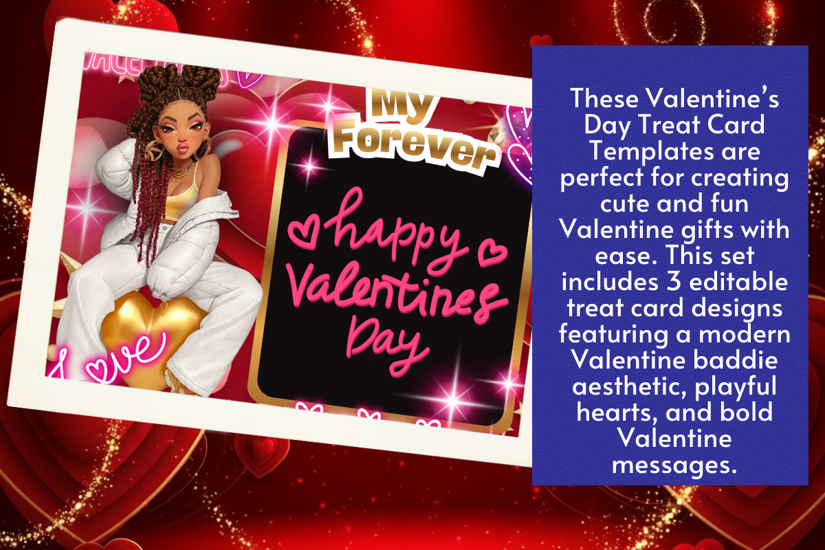 Valentine’s Day Treat Card Templates