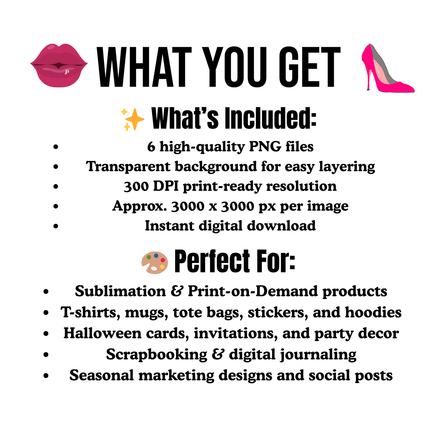 Beaded Baddies PNG Bundle