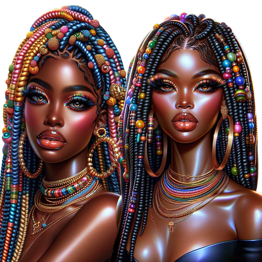 Beaded Baddies PNG Bundle